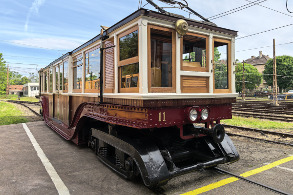 Budapest, MFAV, Schlick járművek, bélyegkép