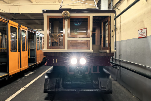 Budapest, MFAV, Schlick járművek, bélyegkép